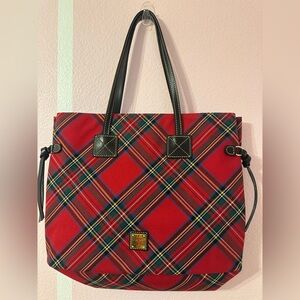 Dooney and Bourne Tartain Victoria tote